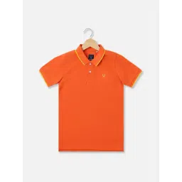 Allen Solly Junior Orange Logo Polo T-Shirt-picture-18