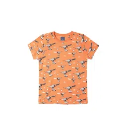 Allen Solly Junior Orange Printed T-Shirt-picture-29