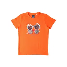 Allen Solly Junior Orange Printed T-Shirt-picture-20