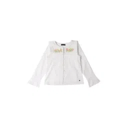 Allen Solly Junior White Embroidered Full Sleeves Top-picture-19