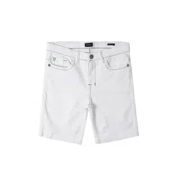 Allen Solly Junior White Solid Shorts-picture-10