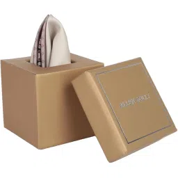 allen solly Men Beige Party Pocket Square image 3