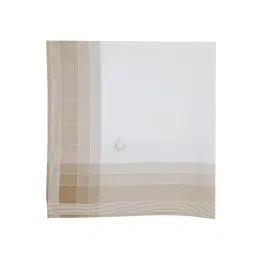 allen solly Men's Cotton Color Border Handkerchief (Pack of 3) - Maroon, Blue, Beige image 3