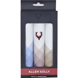 Allen Solly Mens Cotton Color Border ["Multicolor"] Handkerchief-picture-13