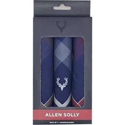 Allen Solly Mens Cotton Dark ["Multicolor"] Handkerchief image 1
