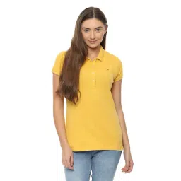 Solly by Allen Solly Yellow Regular Fit T-Shirt-picture-45