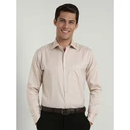 Allen Solly Sport Men Classic Cotton Textured Printed Regular Fit Formal Shirt-picture-24