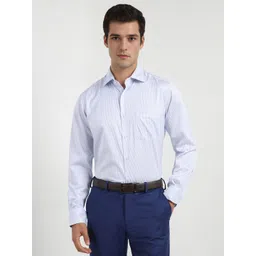 Allen Solly Sport Men Cotton Vertical Striped Formal Shirt-picture-12