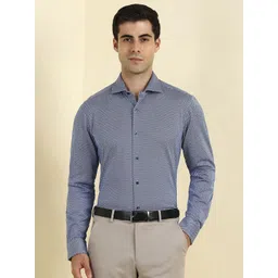 Allen Solly Sport Men Textured Pure Cotton Slim Fit Formal Shirt-picture-17