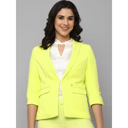 allen solly woman Allen Solly Notched Lapel Single-Breasted Casual Blazer-picture-14