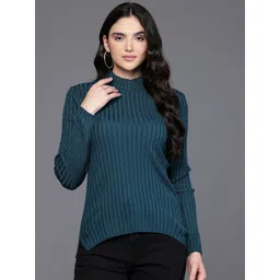 allen solly woman Allen Solly Ribbed High Neck Pullover-picture-38