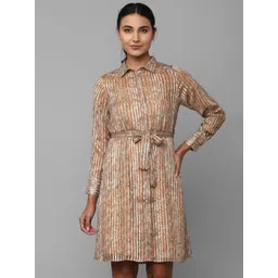 Allen Solly Woman Ethnic Motifs Shirt Dress-picture-39