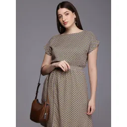 Allen Solly Woman Floral Printed Fit & Flare Dress-picture-23