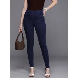 Allen Solly Woman High-Rise Stretchable Jeans-picture-30