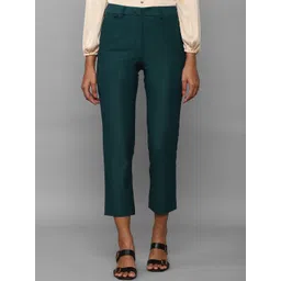 Allen Solly Woman Mid-Rise Cropped Trousers-picture-31