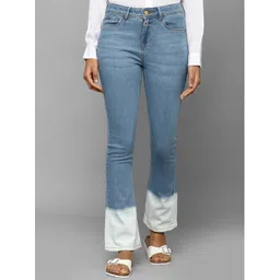 Allen Solly Woman Mid-Rise Light Fade Ombre Bootcut Jeans-picture-15