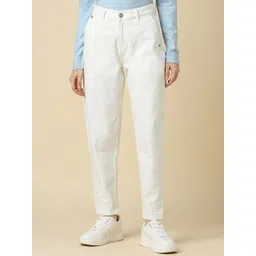 Allen Solly Woman Mid-Rise Light Shade Clean Look Stretchable Jeans image 1