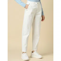 Allen Solly Woman Mid-Rise Light Shade Clean Look Stretchable Jeans image 2