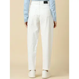 Allen Solly Woman Mid-Rise Light Shade Clean Look Stretchable Jeans image 3