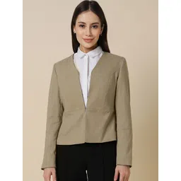 Allen Solly Woman Single-Breasted V-Neck Formal Blazer-picture-36