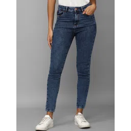 Allen Solly Woman Skinny Fit Mid-Rise Light Fade Jeans-picture-19