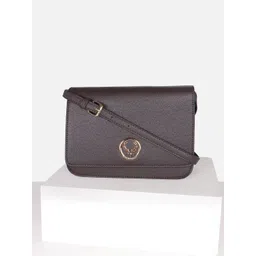 Allen Solly Woman Textured Baguette Embellished Sling Bag-picture-45