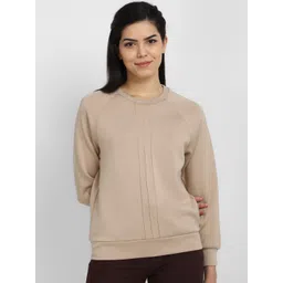 Allen Solly Woman Women Khaki Sweatshirt-picture-29