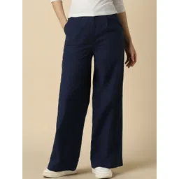 Allen Solly Woman Women Pleated Trousers-picture-40
