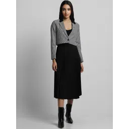 Allen Solly Woman Women Printed Crop Blazer image 2