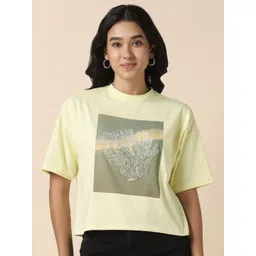 Allen Solly Woman Women Printed Extended Sleeves T-shirt-picture-32