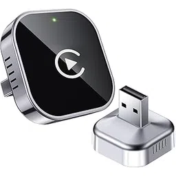 ALLEXTREME 2-in-1 Wireless CarPlay Adapter Converts Wired Auto Android and IOS Car Play to Wireless Bluetooth 5.0 Connectivity Only for Cars (Pack of 1, Black)-image-5