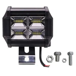 AllExtreme Ex16Fl1 16 Led Fog Light 4 inch Flood Led Work Double Row White Light Waterproof Driving Lamp Universal For Car Motorcycle Bike (48W)-picture-17