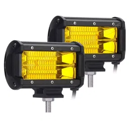 AllExtreme EX7IY2P 17.78 cm (7 Inch) 24 LED Oval Projector Fog Light Auxiliary Spot LED Light Off-Road Driving Lamp for Motorcycle and Cars (72W, Yellow Light, 2 PCS)-picture-10