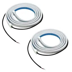 AllExtreme Excdlm2 Flexible Daytime Running Strip Light Interior Car Door Turn Signal &a; Decorative Led For Cars (Red &a; White), (Pack of 2)-picture-36