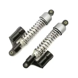AllExtreme EXRSAB1 2 Pcs Black Adjustable Suspension Spring Rear Shocker Set-image-3