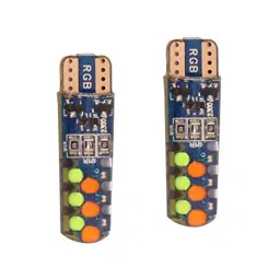 AllExtreme Ext102M Universal T10 Led Parking Light Super Bright Interior Pilot License Plate Dome Indicator Lamp Bulb For Car Bike And Motorcycle (1W, Multicolor), (Pack of 2)-picture-20