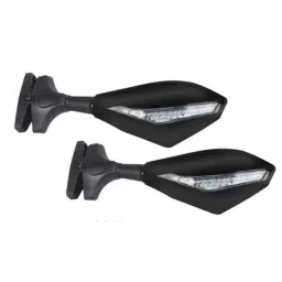 AllExtreme EXTSRM2 Amber Yellow Rearview Side Mirror with LED Turn Signal Indicator-picture-13