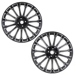 Allextreme Heavy Duty 19 inch (48.2 cm) Front and 18 inch (45.7 cm) Rear Alloy Wheel for Bullet Classic Single Disc, TS3D7CD (Pack of 2)-picture-37