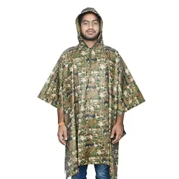 Allextreme Poncho Raincoat Heavy Duty Military Impermeable Jacket Army Green Size 4XL Model 6 for Outdoor, Hiking, Camping, ‎AL6PU06-picture-40