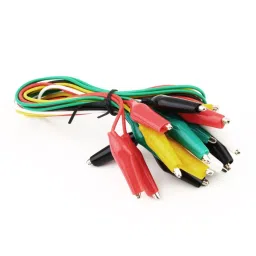 Alligator Clips Electrical DIY Test Leads 10pcs of Double-ended Crocodile Clips Roach Clip-picture-24