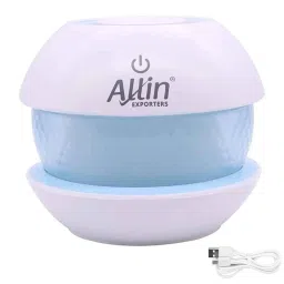 Allin 150ml Ultrasonic Magic Diamond USB Mini Portable Air Purifier Cum Humidifier with LED Light &a; Auto Shut Off, G1-picture-11