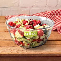 allo Glass Mixing Bowl Oven & Microwave Safe Bowls, Dishwasher & Freezer Safe, 2700ml-picture-17