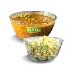 Allo Transparent 2 Pieces Round Glass Oven & Dishwasher Safe Mixing Bowls-picture-13