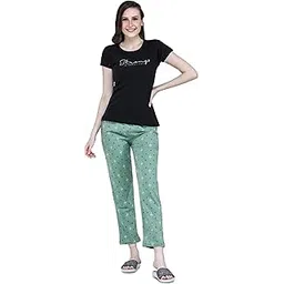allure blue Women TOP & Pyjama Night Suit Set-picture-33