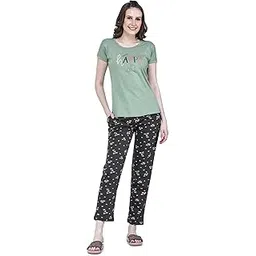 allure blue Women TOP & Pyjama Night Suit Set-picture-28