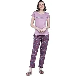 allure blue Women TOP & Pyjama Night Suit Set-picture-42