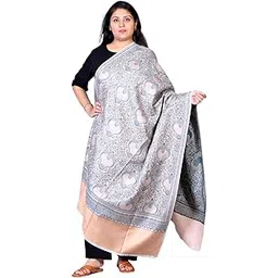 allure motifs Acrelyc Woven jamawar unisex shawl-picture-29