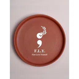 Almiro Tree First Love Yourself Illustration Terracotta Wall Plate-picture-32