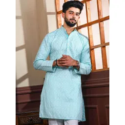 ALMORA Men Ethnic Motifs A-Line Kurtas-picture-19