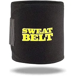 ALN Sweat Slim Belt - Slim Belt for Men and Women, Tummy Trimmer, Body Shaper, Sauna Waist Trainer - Free Size (Black Color) 1 Pcs (Sweat Belt)-picture-23